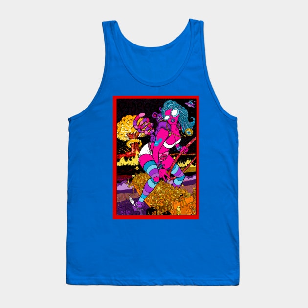 Attack of the 50 ft Raver Tank Top by AlexRobinsonStuff